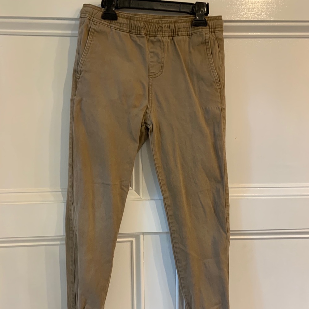 khaki joggers